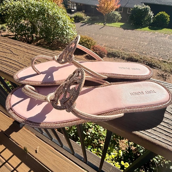 Tory Burch Miller Pink Sandals (Read description) - Size 43 or 11 - Picture 5 of 8